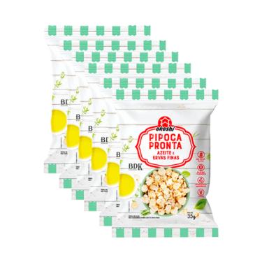 Imagem de Kit 6X: Pipoca de Milho com Ervas Finas Okoshi 35g