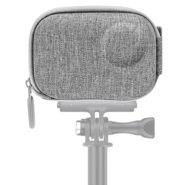 Imagem de GEEKRIA Estojo de transporte portátil para GO Ultra, estojo de armazenamento de viagem compatível com Insta360 GO Ultra, mini protetor rígido resistente à água, acessórios para câmera de ação (cinza