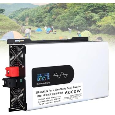 Imagem de 5000w 6000w 8000w 9000w 10000w 12000w Inversor De Onda Senoidal Pura Inversores De Energia Dc Dc 12v / 24v / 48v / 60v / 72v / 96v Para Ac 220v 230v Inversor De Energia Para Caminh, 6000W, 24V