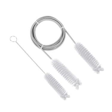 Imagem de Mandark Ferramenta de limpeza de tubo longo de drenagem de teto solar para carro, limpador de canudo de drenagem de tubo de veículo flexível de 182 cm, escova de mangueira de limpeza automática de aço