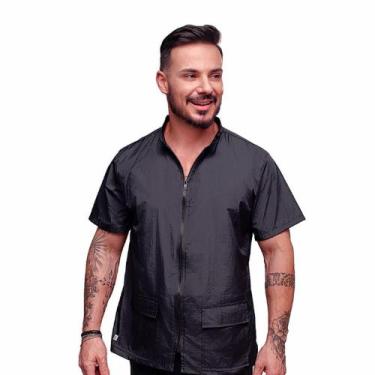 Imagem de Jaleco Unissex Master GroomerBr Preto, 4G