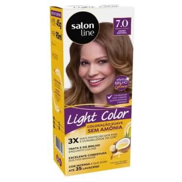 Imagem de Coloração Suave Light Color 7.0 Louro Natural Salon Line
