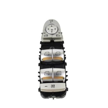 Imagem de Botão de controle do vidro elétrico para carro, interruptor principal do elevador do vidro elétrico para BENZ CE Classe W205 W253 W213 W257 C200 C260 C300 GLC260 (marrom-laranja claro 7)
