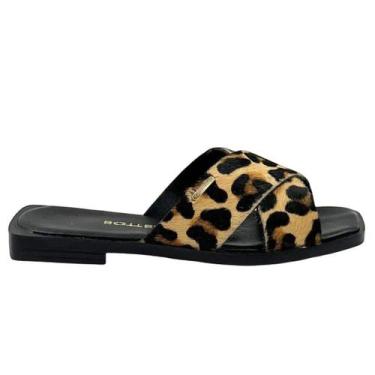 Imagem de Rasteira Couro Bottero 336818, Preto, 37