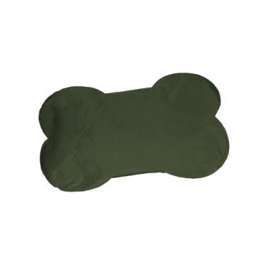 Imagem de Tapete Gelado Refrescante para Pet em Nylon, Resfriamento Automático, Impermeável, Resistente a Unhas, Antibacteriano, Antifúngico, Portátil (Verde, Osso P)