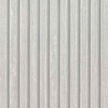 Imagem de Papel de Parede 10 METROS x 45CM Adesivo Autocolante para Sala Quarto Conveniente E Eficiente Elegante E Prático(Ripado Cinza Claro)