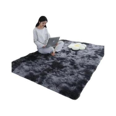 Imagem de Tapete Grande E Macio Para Quarto Infantil Em Cores Arco-Íris, Tapete 