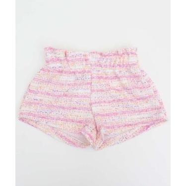 Imagem de Short Infantil Listrado Marisa Tam 1 a 3 Off White-11390, Off white, 1