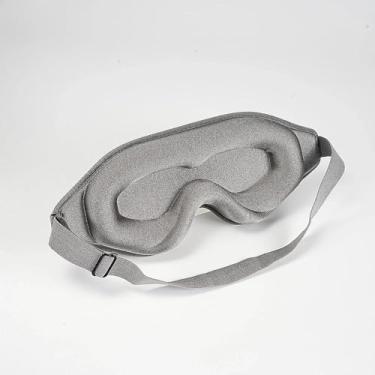 Imagem de Máscara de dormir para dormir de lado, aprofundamento 3D dos contornos da cavidade ocular com bloqueio de luz - Máscara de olho de tecido macio respirável confortável para homens e mulheres, alça