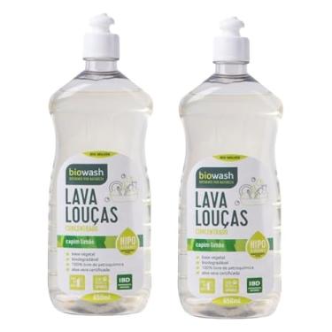 Imagem de Kit 2X: Detergente Lava Louças Capim Limão Biowash 650ml