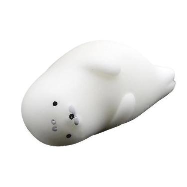 Imagem de Squishy Cute White Seal Healing Squeeze Abreact Fun Joke Gif - Gloome 