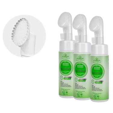 Imagem de Kit 3 Mousse Micelar Antioleosidade 150ml Limpeza Facial - Phállebeaut