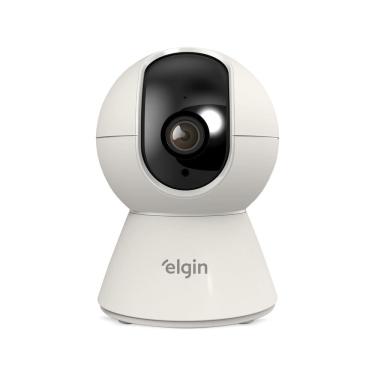 Imagem de Câmera de Segurança Rotativa Inteligente Full HD 1080P Visão 360° Wi-Fi Micro SD 128GB 