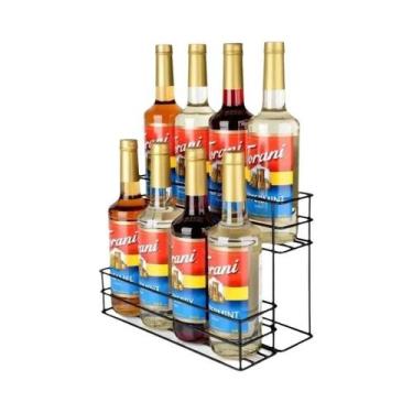 Imagem de Organizador De Xaropes De Café Pequeno Com Capacidade Para 8 a 12 Garr