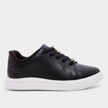 Imagem de Tênis Infantil Molekinha Casual Menina, Preto, 29