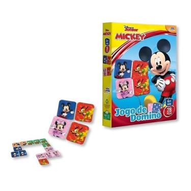 Imagem de Jogo de domino 28 pecas mickey (8003) - toyster