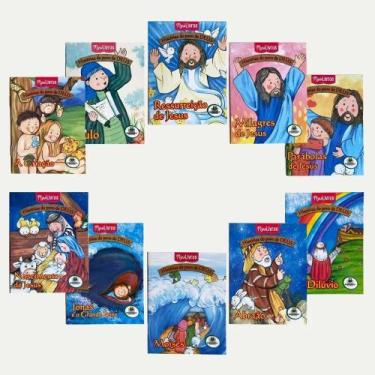 Imagem de Kit 10 Livros Infantis De Histórias Bíblicas Do Povo De Deus - Congrat