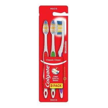 Imagem de Escova dental Colgate Classic Clean 3 unidades - Congratulations Store