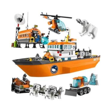 Imagem de Blocos De Montar Gigantes Do Navio Do Oceano Ártico, Brinquedos De Mon