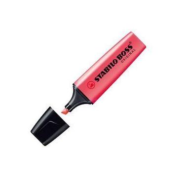 Imagem de Marca Texto Stabilo Boss 70/40 Vermelho, Lin Salmom