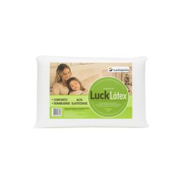 Imagem de Travesseiro Luck T-Látex Espuma Alta Densidade 60x40x12cm  Firme E Con