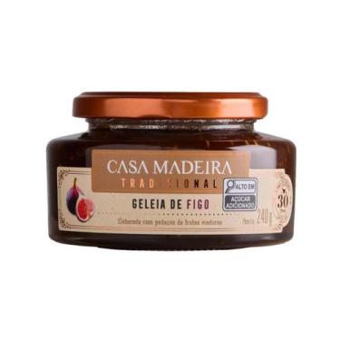 Imagem de Geleia gourmet casa madeira tradicional de figo 240g