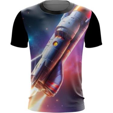 Imagem de Camiseta Dryfit Foguete Espacial Space Rocket Espaço 1 - Kasubeck Stor