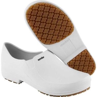 Imagem de Sapato Antiderrapante e Impermeável Tam. 39 Branco Vonder