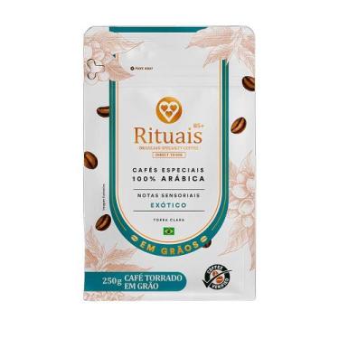 Imagem de Café Torrado em Grãos Rituais Exótico 3 Corações  250g