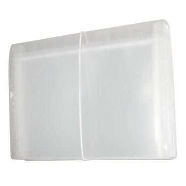 Imagem de Pasta Sanfonada Duplicata 12 Divisões ACP - Cristal