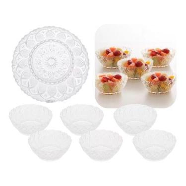 Imagem de Conjunto De Bowls Sobremesa King 6 Peças Tigela Vidro Lyor
