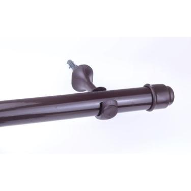 Imagem de Varão Cortina 28mm Completo em Aço Com Revestimento em PVC Durável par