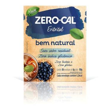 Imagem de Adoçante Zero Cal Eritritol Em Pó Sem Glúten 150 G 30 U