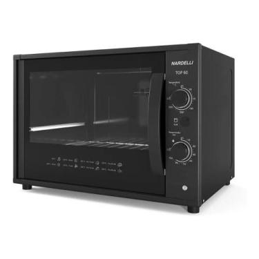 Imagem de Forno Elétrico De Bancada Nardelli 60litros Top60 Black Cor