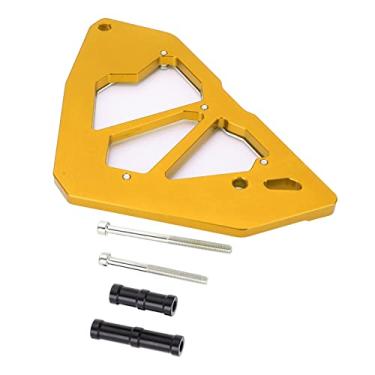 Imagem de Proteção da corrente do motor, tampa da roda dentada dianteira à prova de intempéries de alta resistência para reparo(ouro)