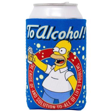 Imagem de Silver Buffalo The Simpsons Homer to Alcohol Beer Can Hugger