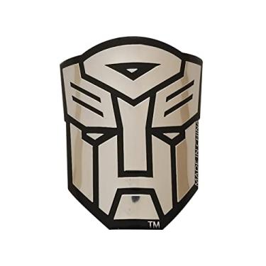 Imagem de Adesivo de liga de alumínio macio para bicicleta MTB BMX dobrável bicicleta moldura frontal acessórios de ciclismo emblema tubo DIY (Autobot-ss)
