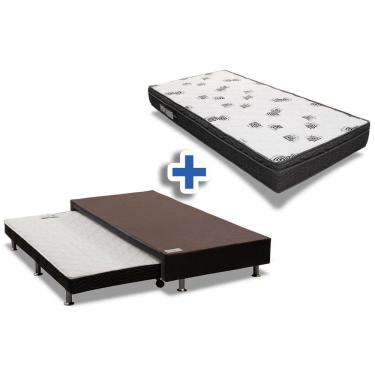 Imagem de Conjunto Box+Auxiliar+Colchão Ortobom D45 Solteiro 88