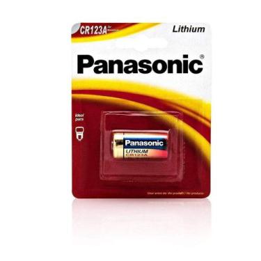 Imagem de Bateria Panasonic 3V  De Lithium Cr123a Ideal Para Câmera Fotografica