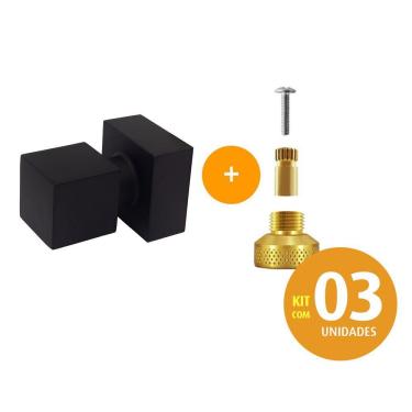 Imagem de Acabamento Metal Pto Registro 1/2e3/4+Conversor Docol Kit 03