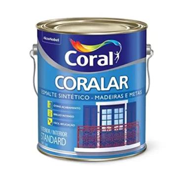 Imagem de Esmalte Coral Coralar Brilhante Preto 3,6L Standard