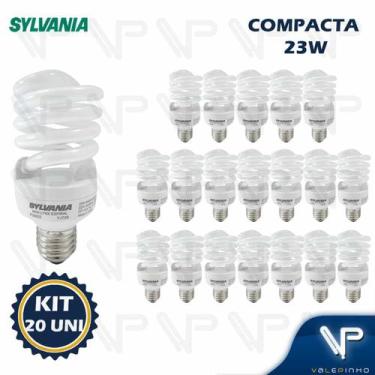 Imagem de Lâmpada Compacta Espiral 23W 220V 6400K(Branco Frio)E27 Twister Kit 20