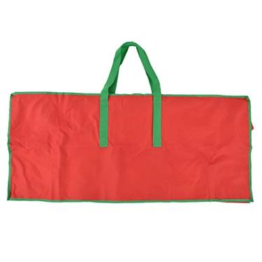 Imagem de Bolsa de armazenamento de árvore de Natal artificial – cabe até 7,5 pés de árvores de Natal desmontadas com alças reforçadas duráveis ​​e zíper duplo – material à prova d'água protege contra poeira, u