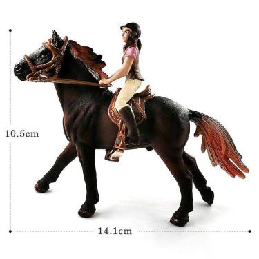 Imagem de Hot Equestrian Knight Rider Horse Animal Model Figura de Ação