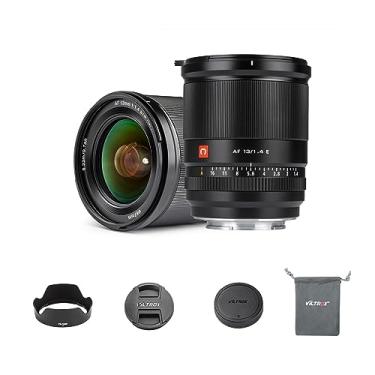 Imagem de VILTROX 13mm F1.4 f/1.4 Lente de câmera para Sony e Mount, super grande abertura APS-C Prime lente serve para Sony Canera ZV-E10 a6400 a6600 a6100 a6000 a7 Series