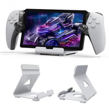 Imagem de Suporte de mesa para tablet PS5 Portal/Steam Deck/ROG Ally/Switch Console/telefone (branco)