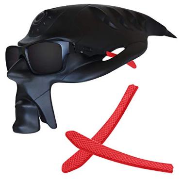 Imagem de RockShell Orelhas de substituição para óculos de sol Oakley Jupiter Squared OO9135 - Vermelho