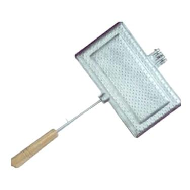 Imagem de Sanduicheira Tostex Baurutex Assadeira Alumínio Fundido | Pão de Forma Dupla | #Artplast