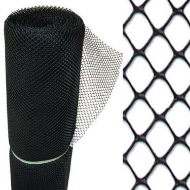 Imagem de Tela Plastica Pinteiro Viveiro Galinheiro 1,0m x 25m