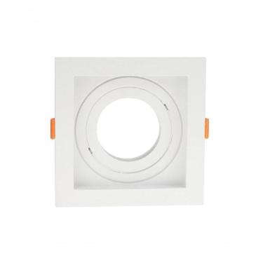 Imagem de Spot Recuado De Embutir Quadrado Móvel Par 20 Branco Taschibra